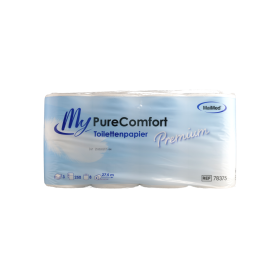 MyPureComfort Toilettenpapier 250 Blatt 3 lagig Premium" Hochweiß